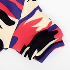 Толстовка "Камуфляж", размер S (ДС 25, ОШ 25, ОГ 35 см), фиолетовый - фото 24266382