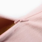 Набор декоративных наволочек Этель с кисточками, цвет розовый, 45х45 см - 2 шт, полиэстер, велюр - Фото 3