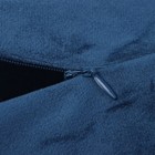 Набор декоративных наволочек Этель с кисточками, цвет синий, 45х45 см - 2 шт, полиэстер, велюр - Фото 3