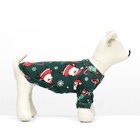 Кофта новогодняя для животных «Подарки», размер XS, зелёный (ДС 20, ОШ 22, ОГ 30 см) - Фото 3