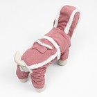 Комбинезон "Малыш", размер XS (ДС 20 см, ОГ 30 см, ОШ 20 см), розовый - Фото 5