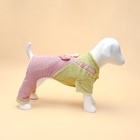 Комбинезон Love, размер L, ДС 35 см, ОГ 45 см, ОШ 35 см, зелёный, розовый - Фото 3