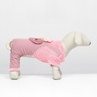Комбинезон Love, размер XL, ДС 40 см, ОГ 50 см, ОШ 40 см, розовый - Фото 2