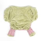 Комбинезон Love, размер 2XL, ДС 45 см, ОГ 55 см, ОШ 45 см, зелёный, розовый - Фото 7