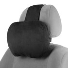 Подушка на подголовник, Premium MB, 28×22 см, черная - Фото 1