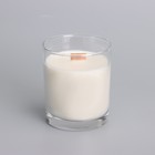 Свеча из соевого воска в стакане с деревянным фитилем и крышкой "Сладкий гранат", 110 гр - Фото 3