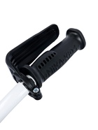 Снегокат Snowpatrol 2, со спинкой, с фонариком, белый, чёрный, SND4/2 Nika Kids 9903015