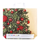 Пакет "Мерцание", полиэтиленовый с петлевой ручкой, 38х34 см, 70 мкм (50 шт) - фото 809229185