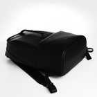 Рюкзак мужской на молнии TEXTURA, цвет чёрный - Фото 3