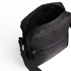 Сумка мужская через плечо, TEXTURA, текстиль, цвет чёрный - фото 23144321