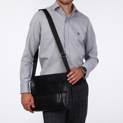 Сумка мужская, цвет чёрный