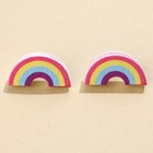 Серьги детские Meow, гвоздики - Фото 3