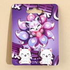 Серьги «Котик» гвоздики, 6×9 см - Фото 5