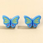 Серьги «Бабочка» гвоздики - Фото 3