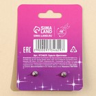 Серьги детские «Цветочки», гвоздики - Фото 6