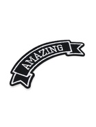 Термоаппликация Amazing, 10×3.6 см, фасовка 10 шт., серая 9878538 - фото 319804563