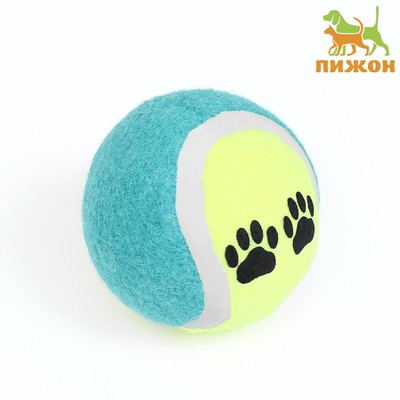 Мячик войлочный «Лапки», 6.5 см, микс цветов