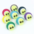 Мячик войлочный «Лапки», 6.5 см, цвет МИКС  (артикул 913251)  большой выбор товаров оптом и в розницу по низким ценам с доставкой