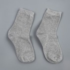 Носочки увлажняющие, с силиконовой вставкой, ONE SIZE, цвет серый - Фото 4