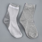 Носочки увлажняющие, с силиконовой вставкой, ONE SIZE, цвет серый - Фото 5