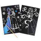 Гравюра детская «Холодное сердце», набор 2 шт, 10 х 15 см - Фото 3