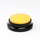Кнопка для игр, с записью звука, 2 ААА, 8.9 х 4.2 см, желтая - фото 11431029
