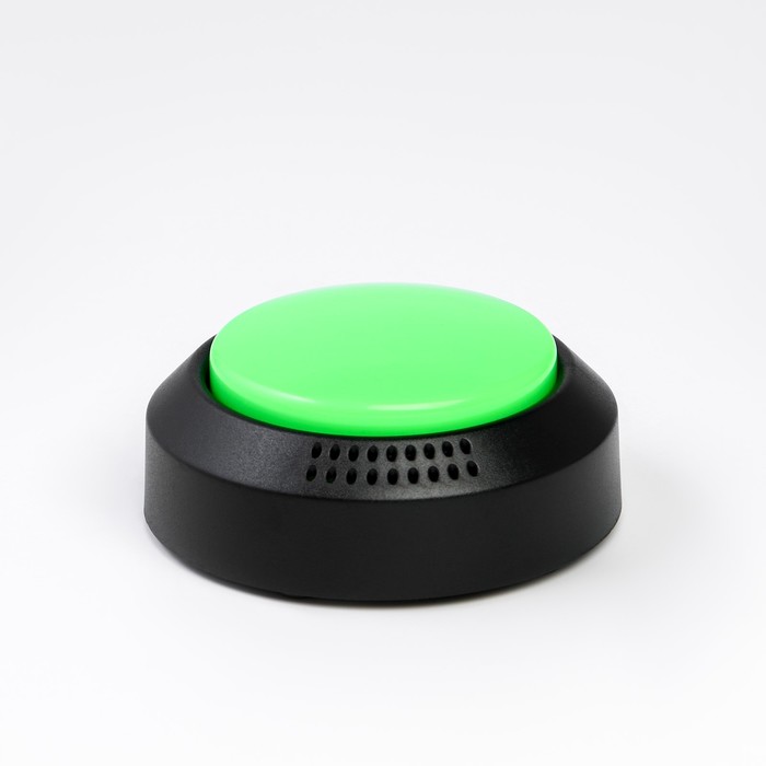 Кнопка для игр, 2 ААА, 8.9 х 4.2 см, зеленая - Фото 1