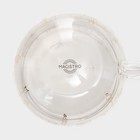 Кружка стеклянная с двойными стенками Magistro «Лиди. Гирлянда», 300 мл - фото 24388366