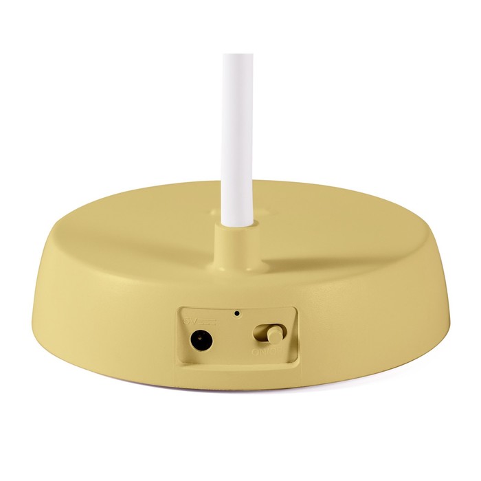 Светодиодная настольная лампа с аккумуляторной батареей, регулировкой цвета и USB-проводом Ambrella light, Desk, DE611, LED, 4 Вт, 150Lum, 3000-6000К, цвет желтый, белый - фото 1907897888