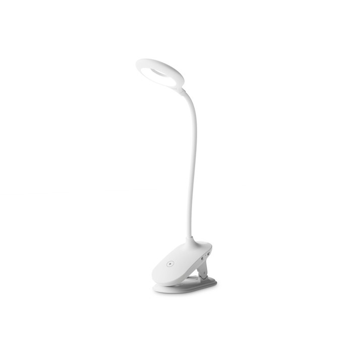 Светодиодная настольная лампа с прищепкой, гибкой ножкой и аккумуляторной батареей Ambrella light, Desk, DE700, LED, 6 Вт, 200Lum, 3000-6000К, цвет белый - Фото 1
