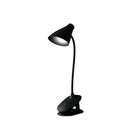 Светодиодная настольная лампа с прищепкой, гибкой ножкой и аккумуляторной батареей Ambrella light, Desk, DE707, LED, 4 Вт, 165Lum, 3000-6000К, цвет чёрный - Фото 1