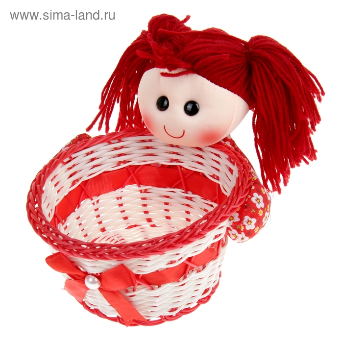 Мягкая игрушка кукла-конфетница "Люси", микс - Фото 1