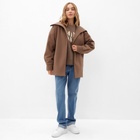 Жакет женский демисезонный MINAKU: Casual Collection, бежевый, размер 46 - Фото 4