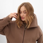 Жакет женский демисезонный MINAKU: Casual Collection, бежевый, размер 48 - Фото 6
