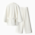 Комплект для девочки (жакет и брюки) MINAKU: PartyDress, цвет молочный, рост 140 см - Фото 11