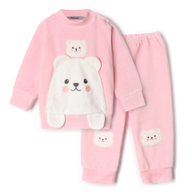 Комплект детский (джемпер, брюки), цвет розовый, рост 74 см
