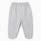 Ползунки детские, цвет серый, рост 68 см 10104154