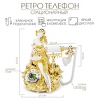 Ретро-телефон «Девушка и лилия», громкая связь, - Фото 1