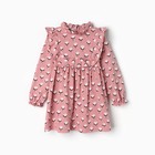 Платье для девочки, цвет розовый, рост 116 см - Фото 1