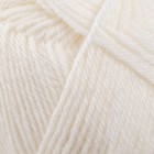 Пряжа "Меринго" 50% мериносовая шерсть, 50% акрил  380м/100гр (белый - 205) - фото 23128021