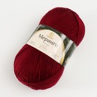 Пряжа "Меринго" 50% мериносовая шерсть, 50% акрил  380м/100гр  (вишня - 091) - фото 23128024