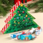 Сладкий подарок с конфетами «Новый год исполнит желания» в коробке ёлочке, 250 г. - Фото 3
