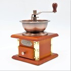 Кофемолка ручная Bekker, размер 12.5х12.5х18.5 см, цвет коричневый - Фото 1