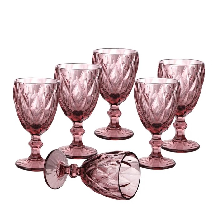 Набор бокалов для напитков Bekker, 6 предметов, 324 мл - Фото 1