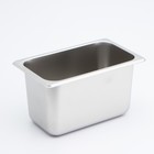 УЦЕНКА Гастроемкость 1/4 из нержавеющей стали, 150 мм, 26.5×16.2×15 - Фото 1