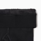 Колготки детские микрофибра с флисом внутри, цвет черный, рост 146-158 см (11-15 лет) - фото 23202702