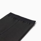 Термоколготки микрофибра с флисом "Вторая кожа" 600 DEN, цвет черный, размер 1-2 - Фото 3