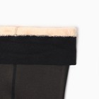 Термолосины микрофибра с флисом "Вторая кожа" 600 DEN, цвет черный, размер 1-2 - Фото 5