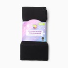 Лосины женские микрофибра с флисом 600 DEN A, цвет черный, размер 3 - фото 30325864