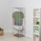 Вешалка напольная для одежды LaDо́m, 2 полки, 55×36×140 см, цвет белый - фото 10398964